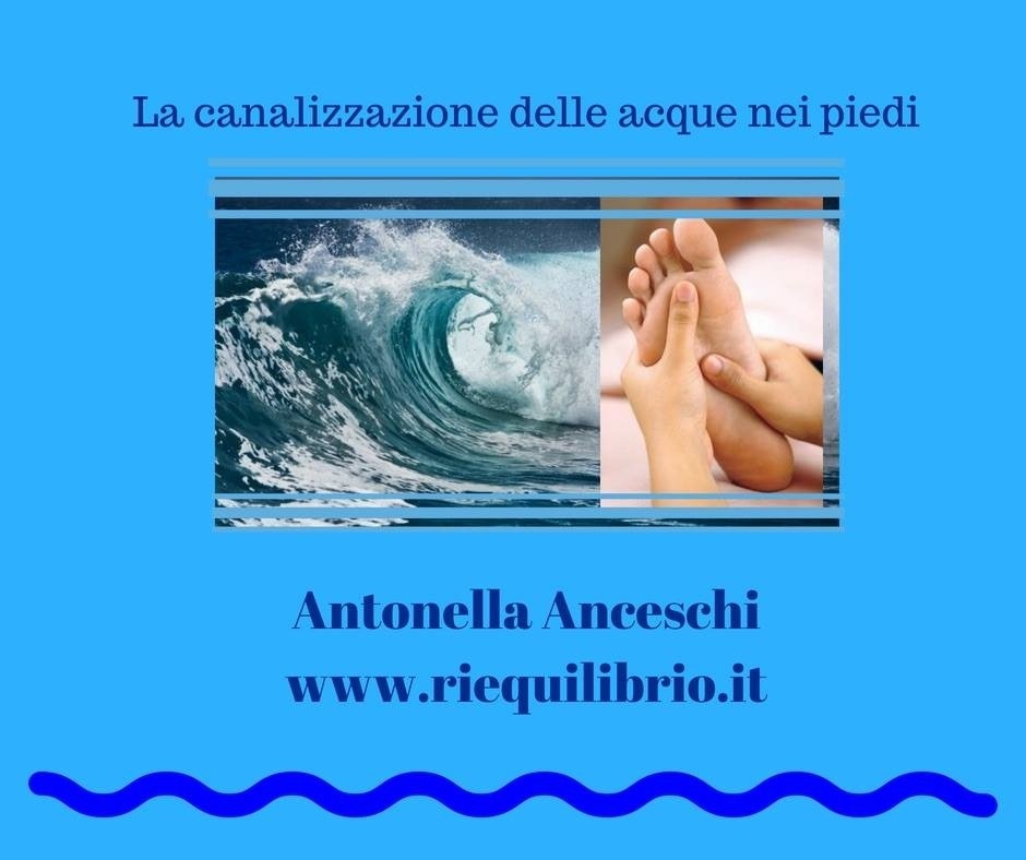 LA CANALIZZAZIONE DELLE ACQUE DEL PIEDE: RIEQUILIBRIO GLOBALE - NATUROPATA LIFE COACH ANTONELLA ANCESCHI - CARPI - MODENA - REGGIO - CONSULENZE ONLINE 